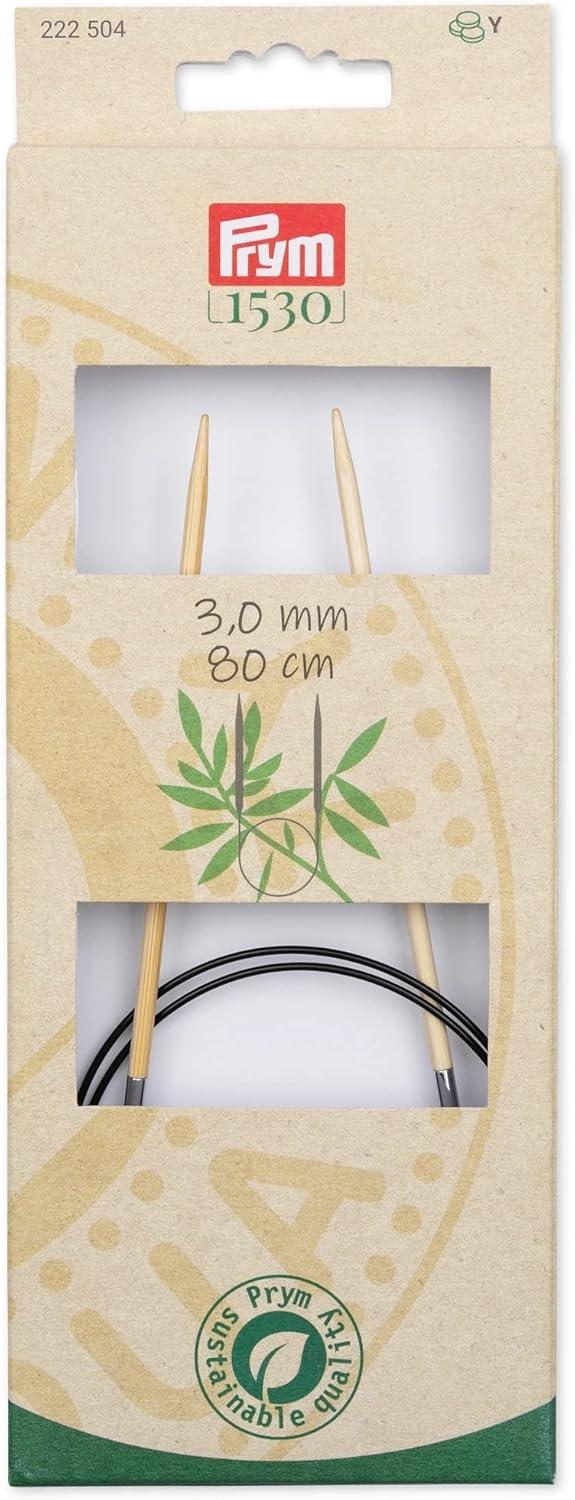 imagePrym 16 Circular Knitting Needles Bamboo US 6 4mm32 80 cm