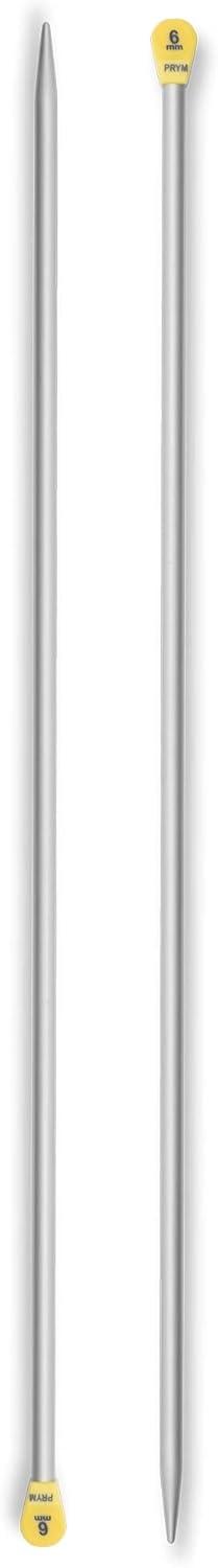 imagePrym 16 Single Point Aluminum Knitting Needles 2mmUS 10 6 mm