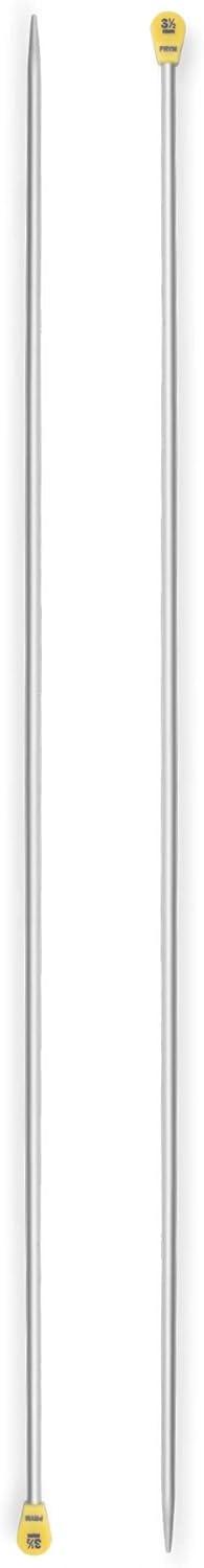 imagePrym 16 Single Point Aluminum Knitting Needles 2mmUS 4 35 mm