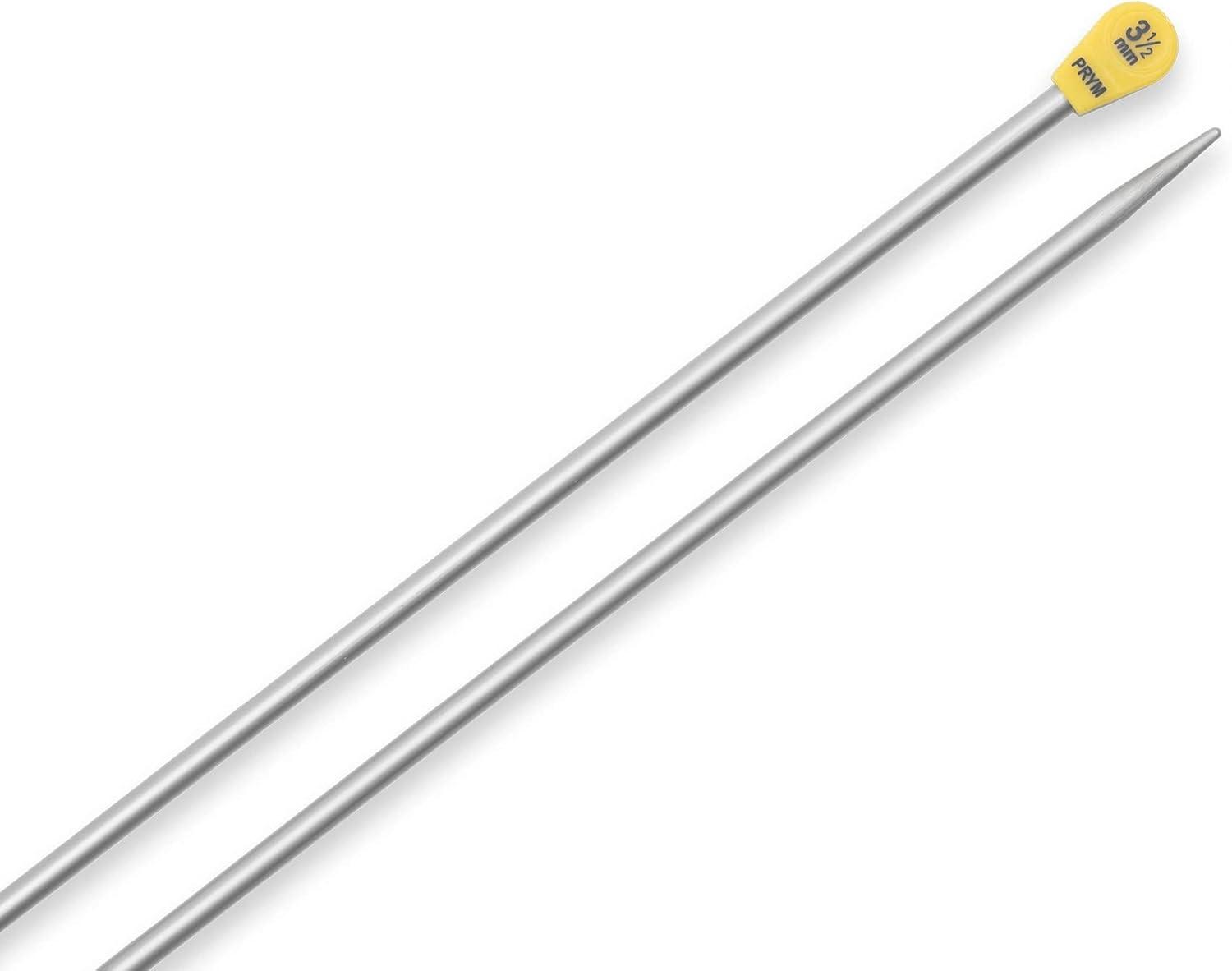 imagePrym 16 Single Point Aluminum Knitting Needles 2mmUS 4 35 mm
