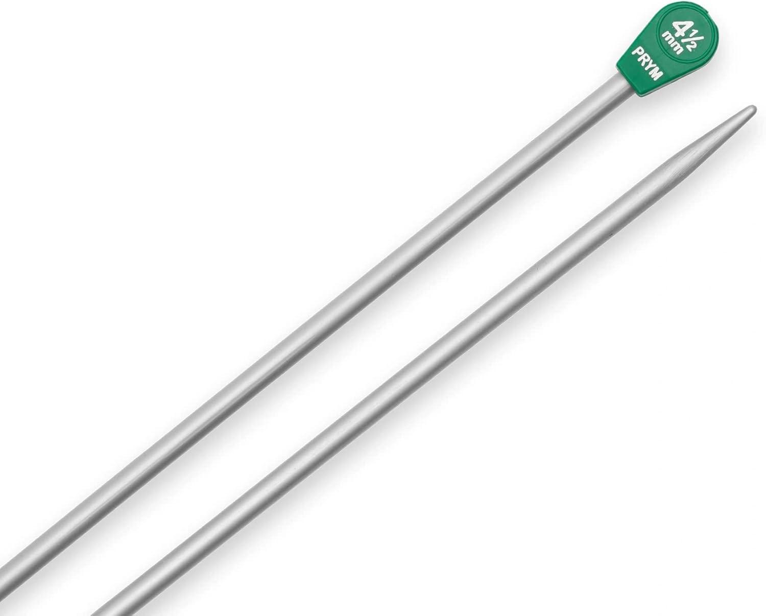 imagePrym 16 Single Point Aluminum Knitting Needles 2mmUS 7 45 mm