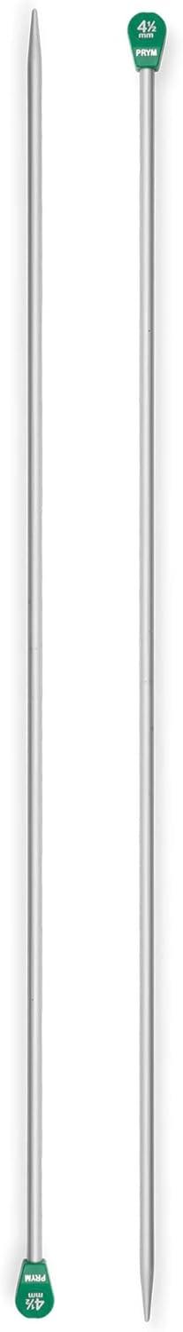 imagePrym 16 Single Point Aluminum Knitting Needles 2mmUS 7 45 mm