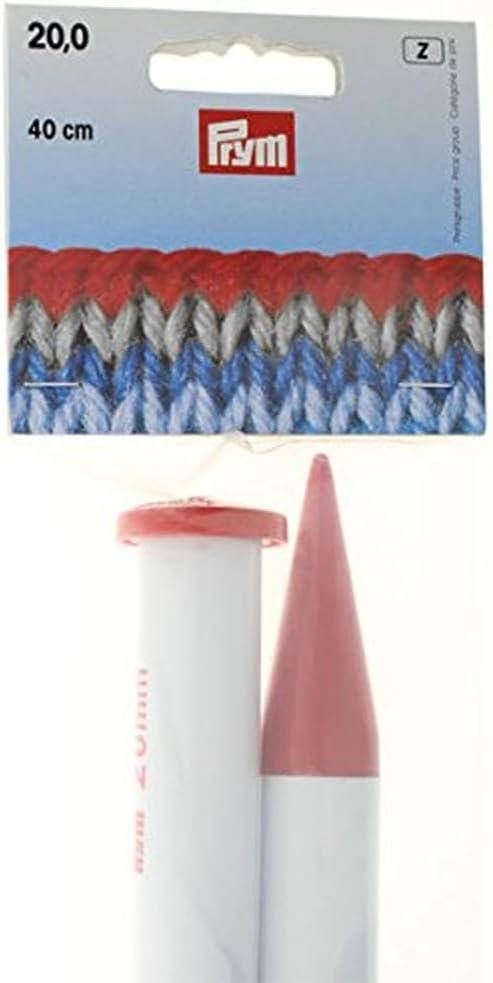 imagePrym 16 Single Point Plastic Knitting Needles 25mmUs 36 20 Mm