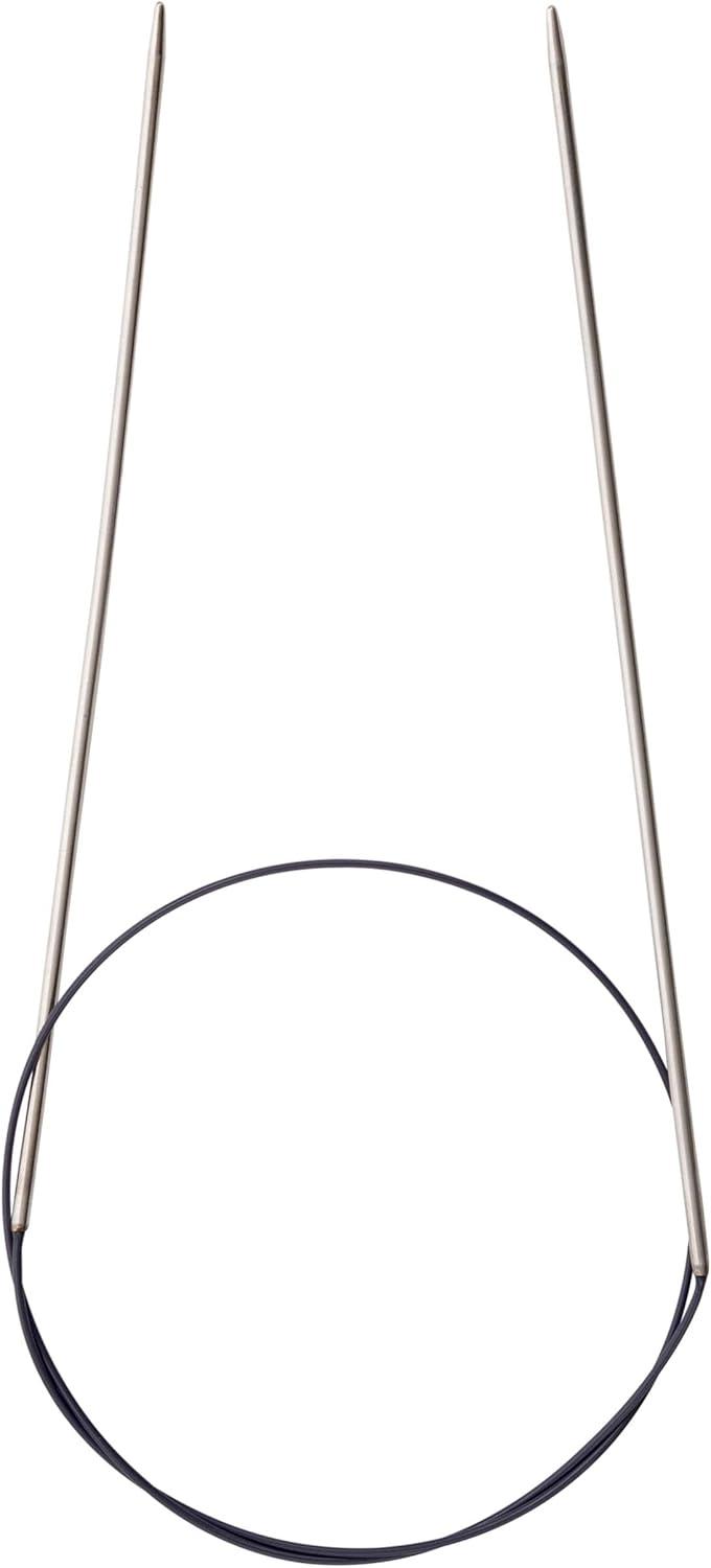 imagePrym 24 Circular Brass Knitting Needles 4mmUS 0 2 mm