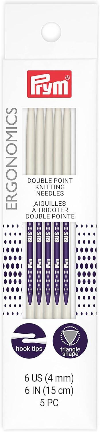 imagePrym 6 Double Point Knitting Needles US 6 4mmUS 6 4 mm
