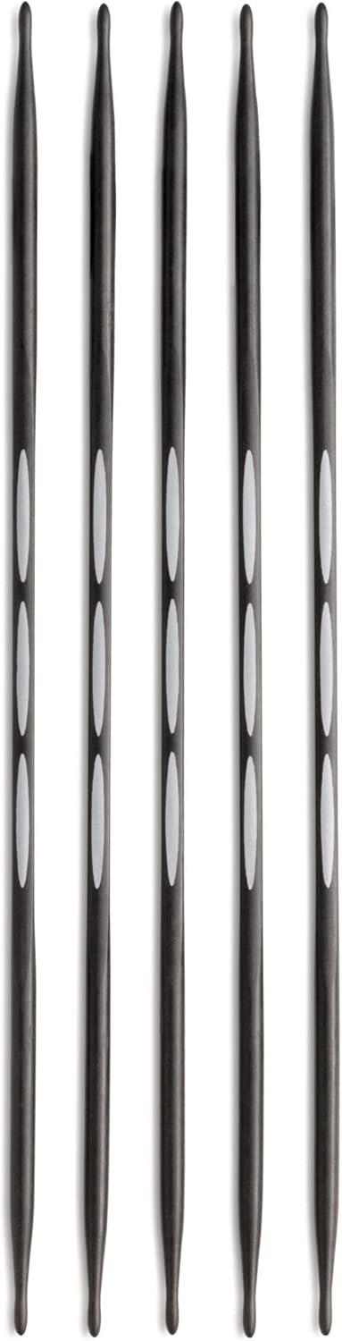 imagePrym 6 Ergonomic Double Point Knitting Needles Carbon US 0 2mmUS 25 3 mm