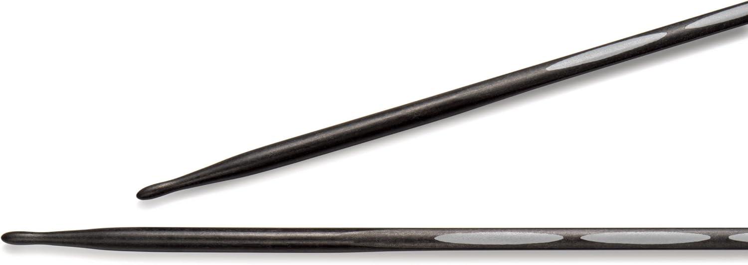 imagePrym 6 Ergonomic Double Point Knitting Needles Carbon US 0 2mmUS 25 3 mm