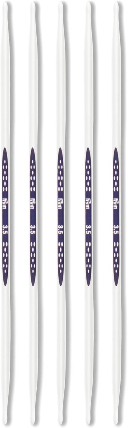 imagePrym 6 Ergonomic Double Point Knitting Needles US 6 4mmUS 4 35mm