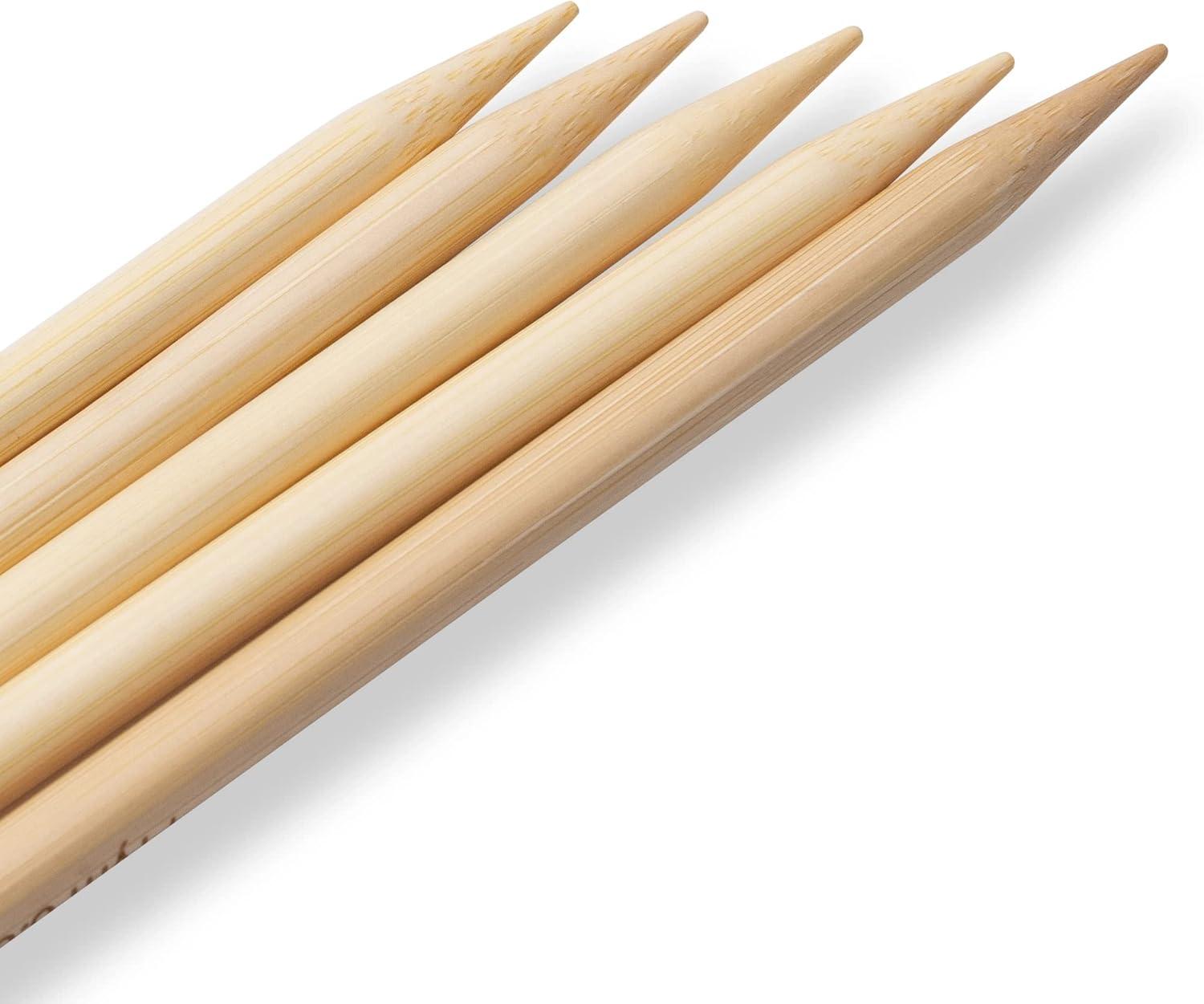 imagePrym 8 Double Point Knitting Needles Bamboo US 13 9mmUS 10 6 mm