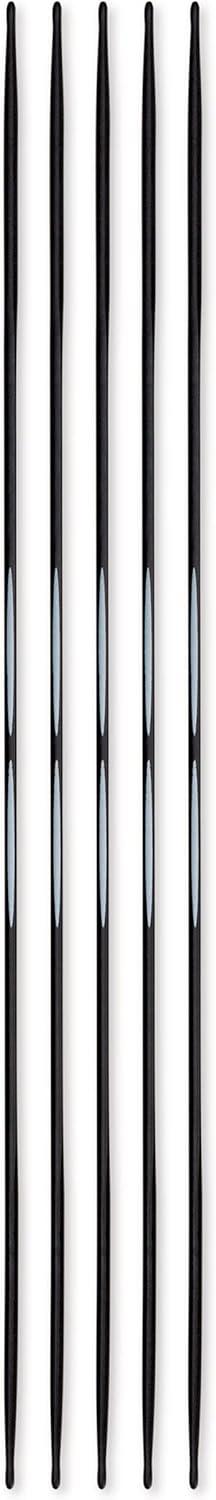 imagePrym 8 Ergonomic Double Point Knitting Needles Carbon US 6 40mmUS 0 2 mm
