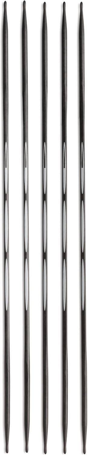 imagePrym 8 Ergonomic Double Point Knitting Needles Carbon US 6 40mmUS 15 25 mm