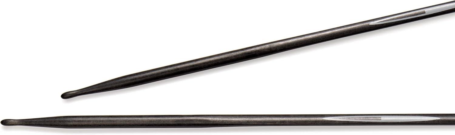 imagePrym 8 Ergonomic Double Point Knitting Needles Carbon US 6 40mmUS 15 25 mm