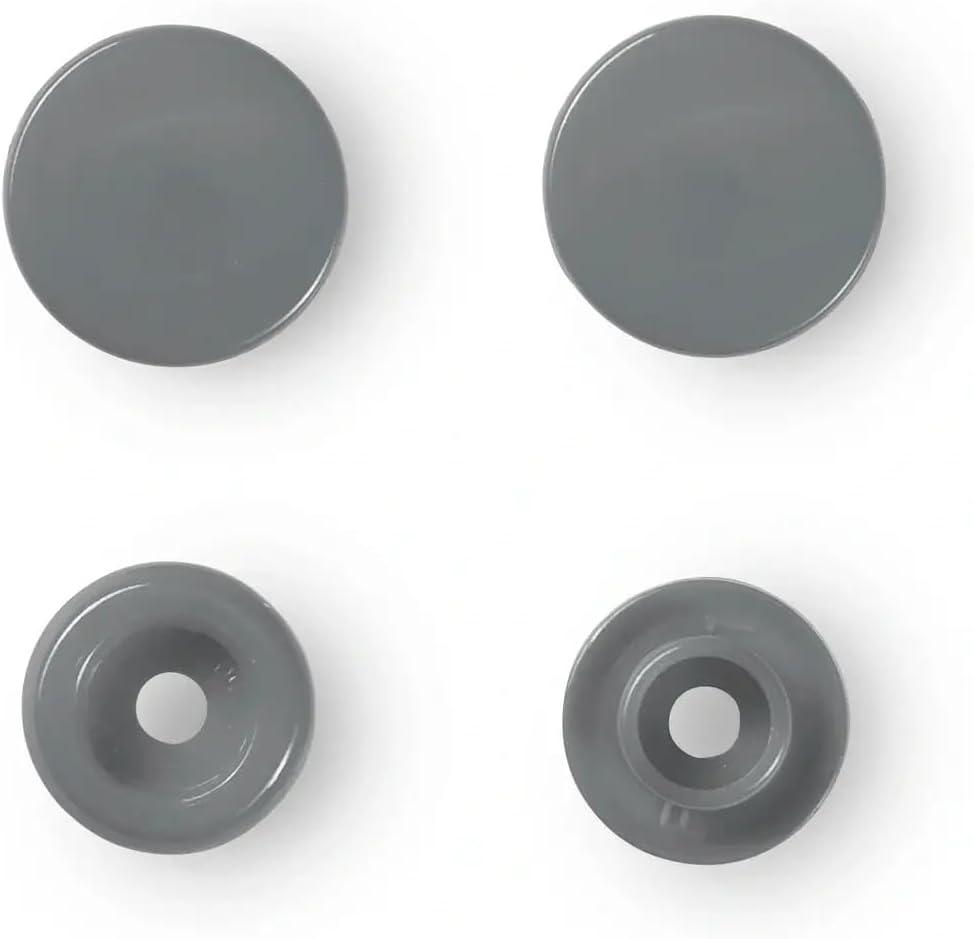 imagePrym Color Snaps 124 mm Black 30pcSilver Grey
