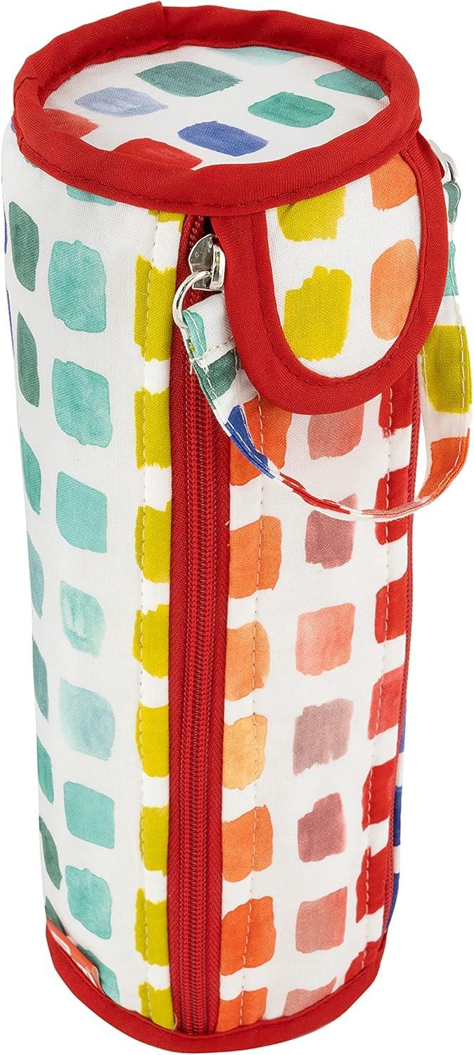imagePrym Crochet Hook Roll amp Organizer Rainbow SpecksBag