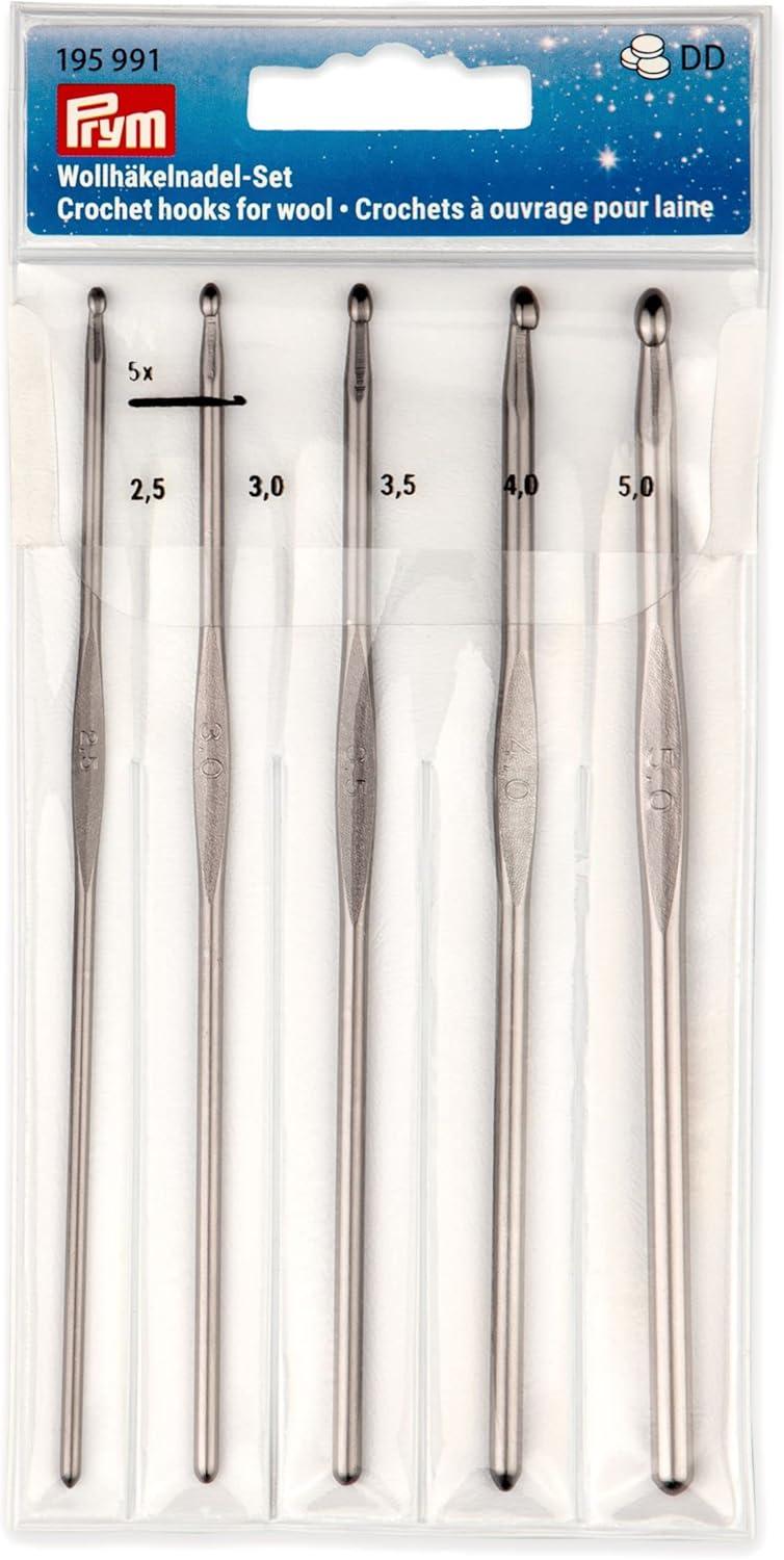 imagePrym Crochet Hook Set Gunmetal 255mm
