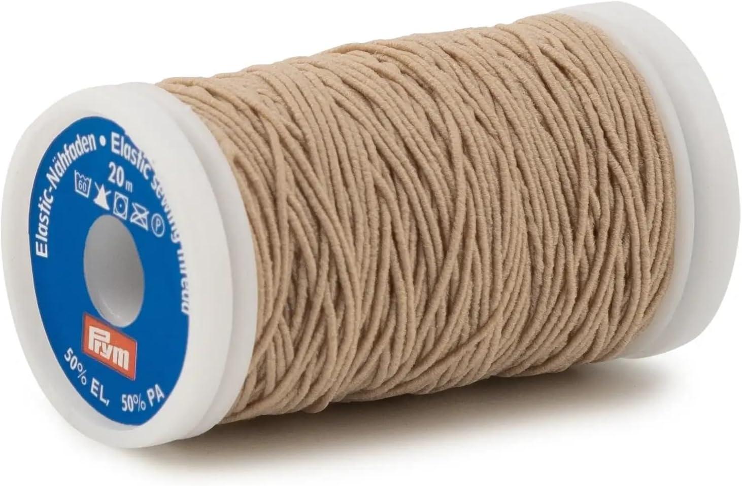 imagePrym Elastic Sewing Thread Sand 22 YD 20 MSand