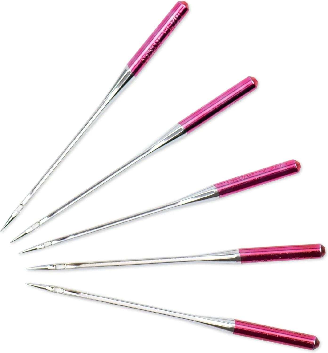 imagePrym Embroidery Sewing Machine Needles Sizes 11 amp 14 No 75 90 5 PC