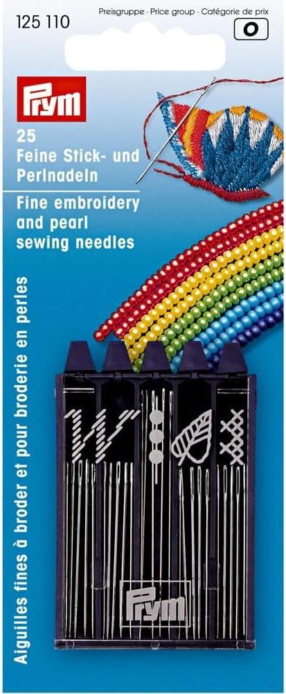 imagePrym Embroidery and Sewing Needles Assortment 25 pcSilver