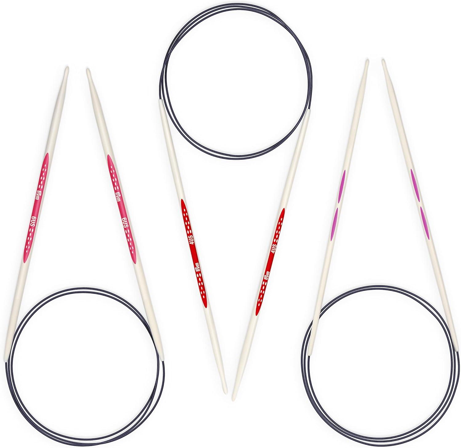imagePrym Ergonomics 32 Circular Knitting Needles Set Size US 2 4 amp 6