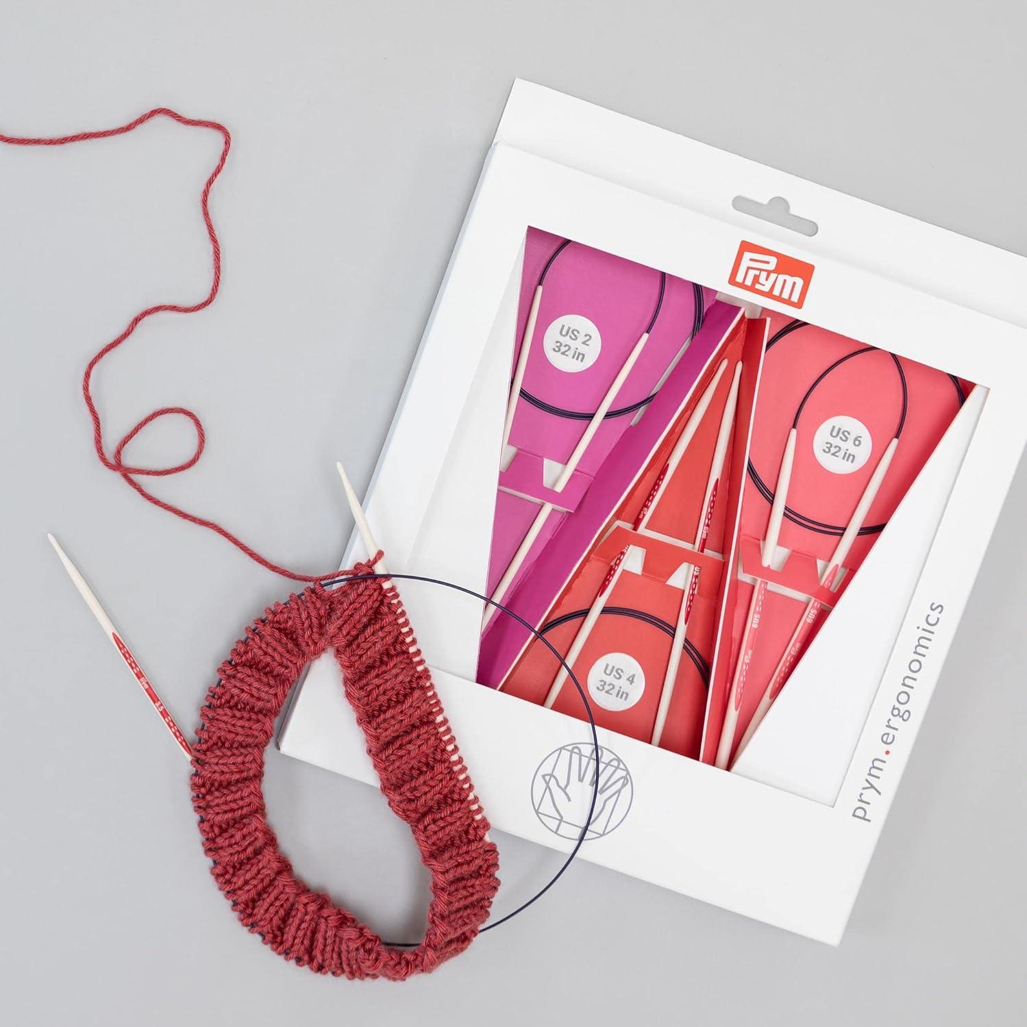 imagePrym Ergonomics 32 Circular Knitting Needles Set Size US 2 4 amp 6