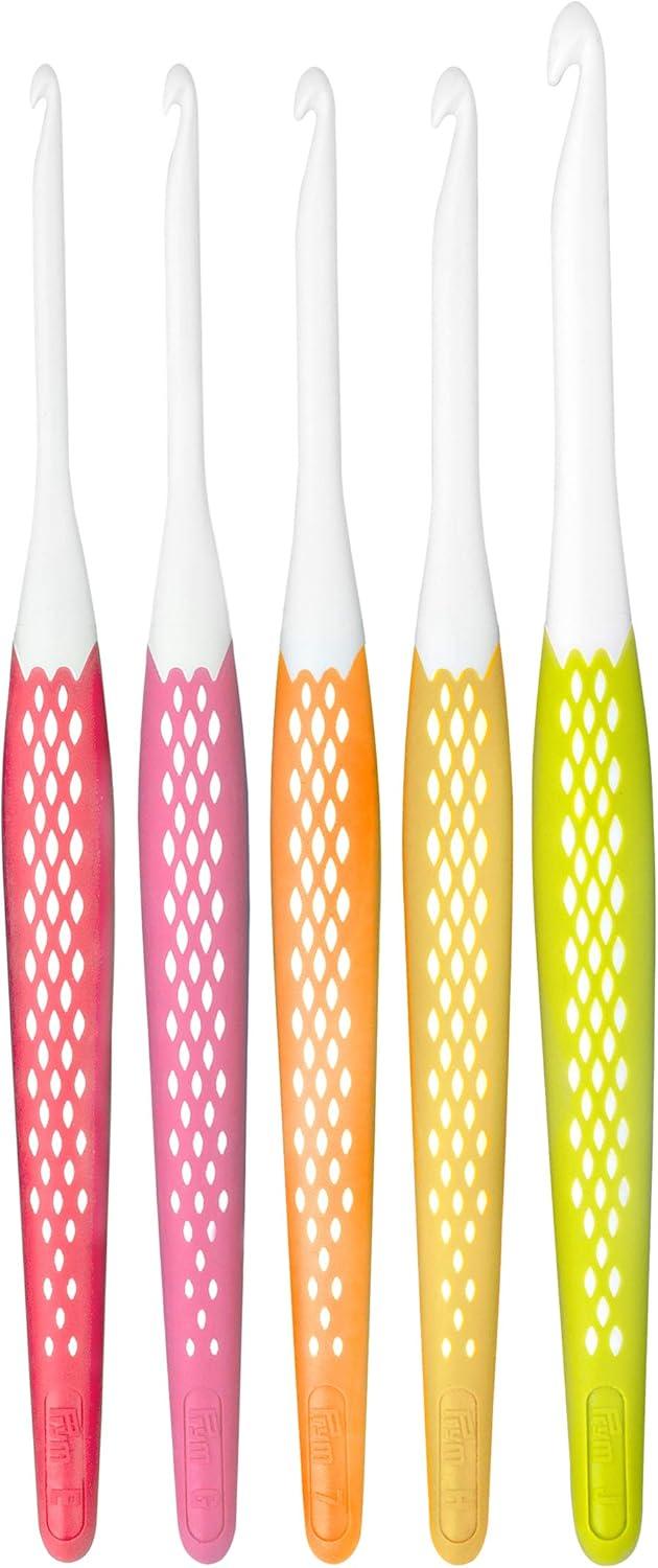 imagePrym Ergonomics Crochet Hook Set Large 7mm L M N OSmall E G 7 H J
