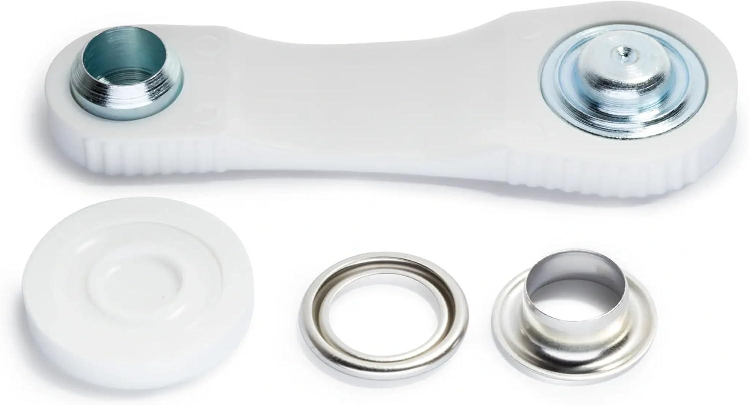 imagePrym Eyelets and washers 11 mm Silver with Tools 15pcA