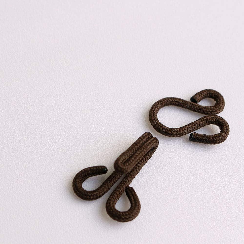 imagePrym Fur Hooks amp Eyes Black 3 PCBrown