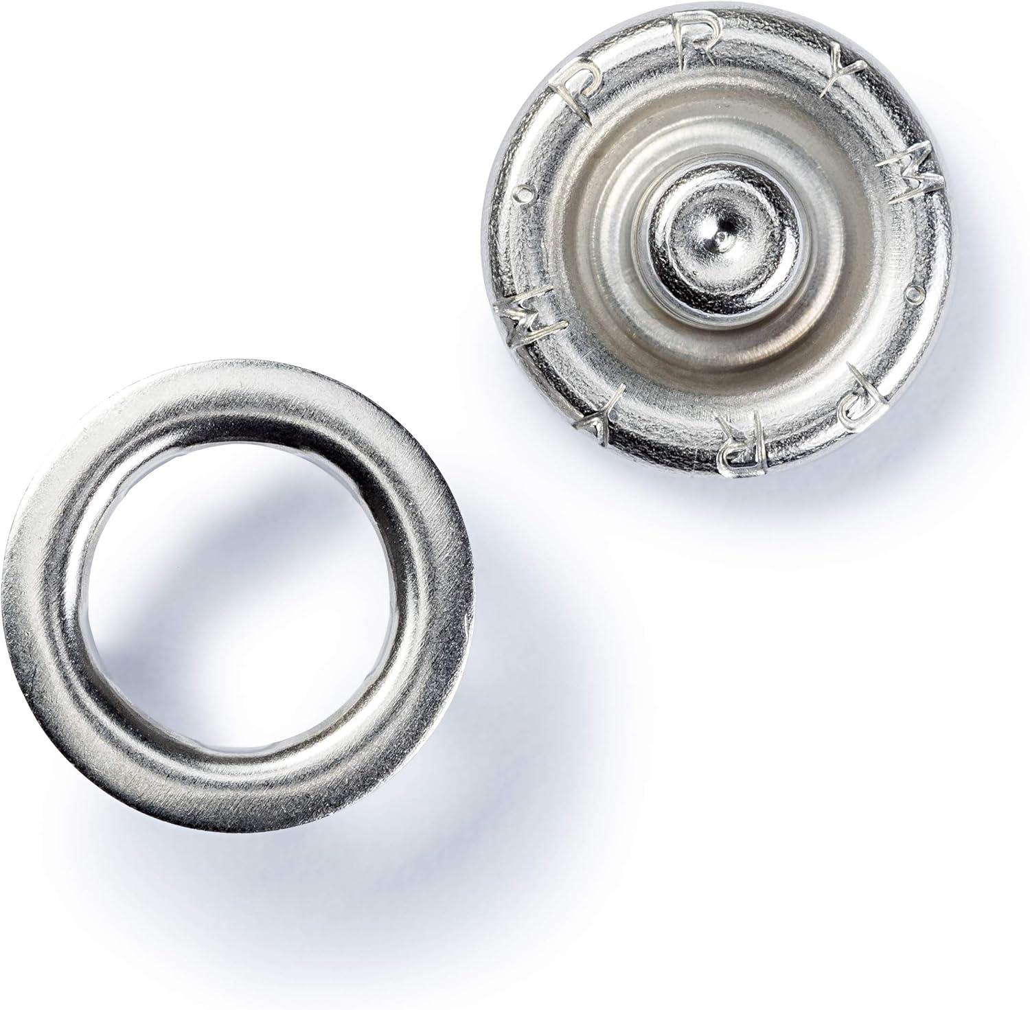 imagePrym JERSEY 10 mm refill silver 200pc12 Mm Schwarz 6 Stck