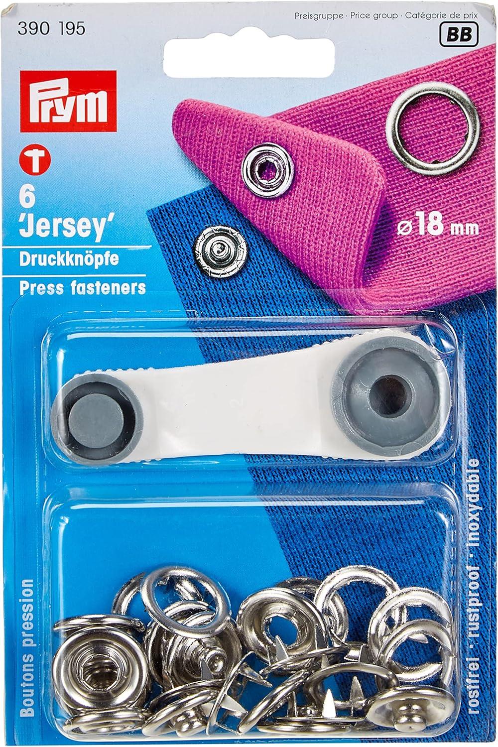 imagePrym JERSEY 10 mm refill silver 200pc140 x 93 x 18 cm