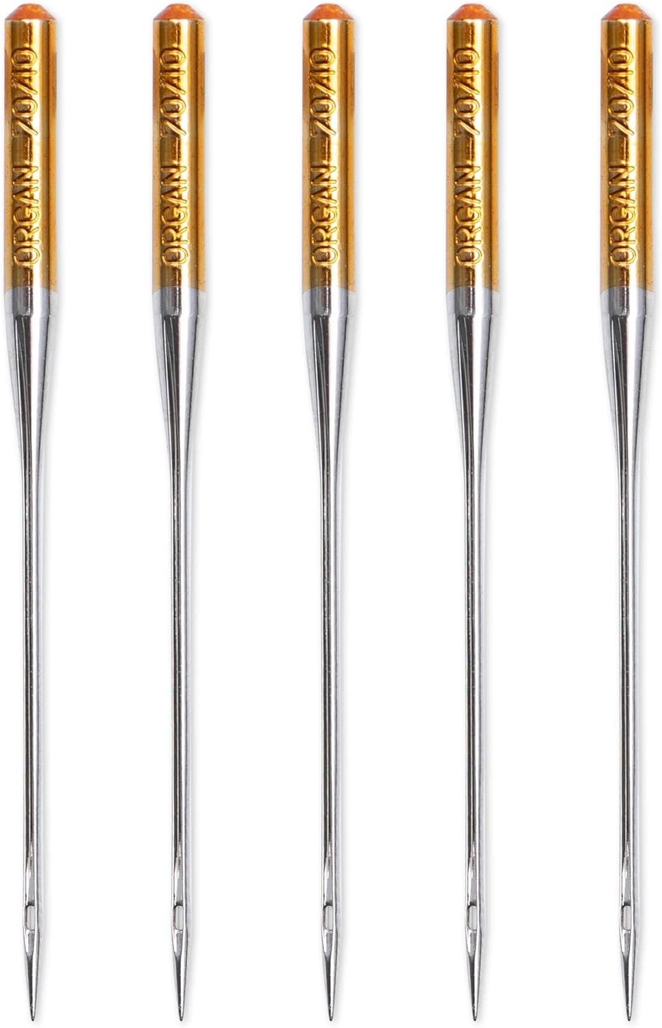 imagePrym Jersey Sewing Size 10 No 70 5 pc Machine Needles Silver 5 Count