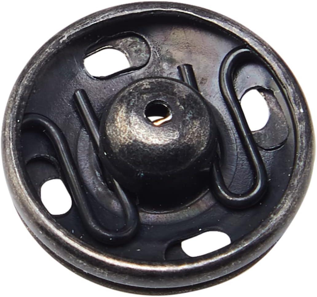 imagePrym Snap Fasteners 30mm Antique BrassBlack