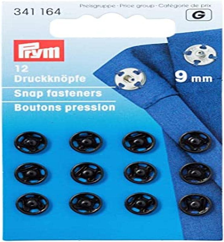 imagePrym Snap Fasteners 30mm Antique BrassBlack