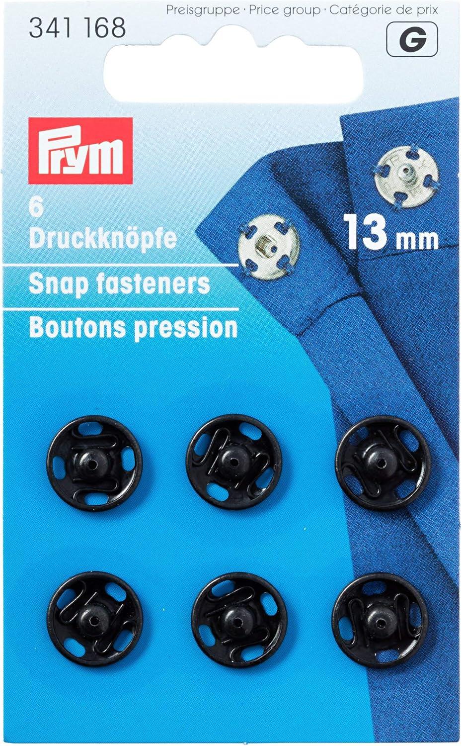 imagePrym Snap Fasteners 30mm Antique BrassBlack
