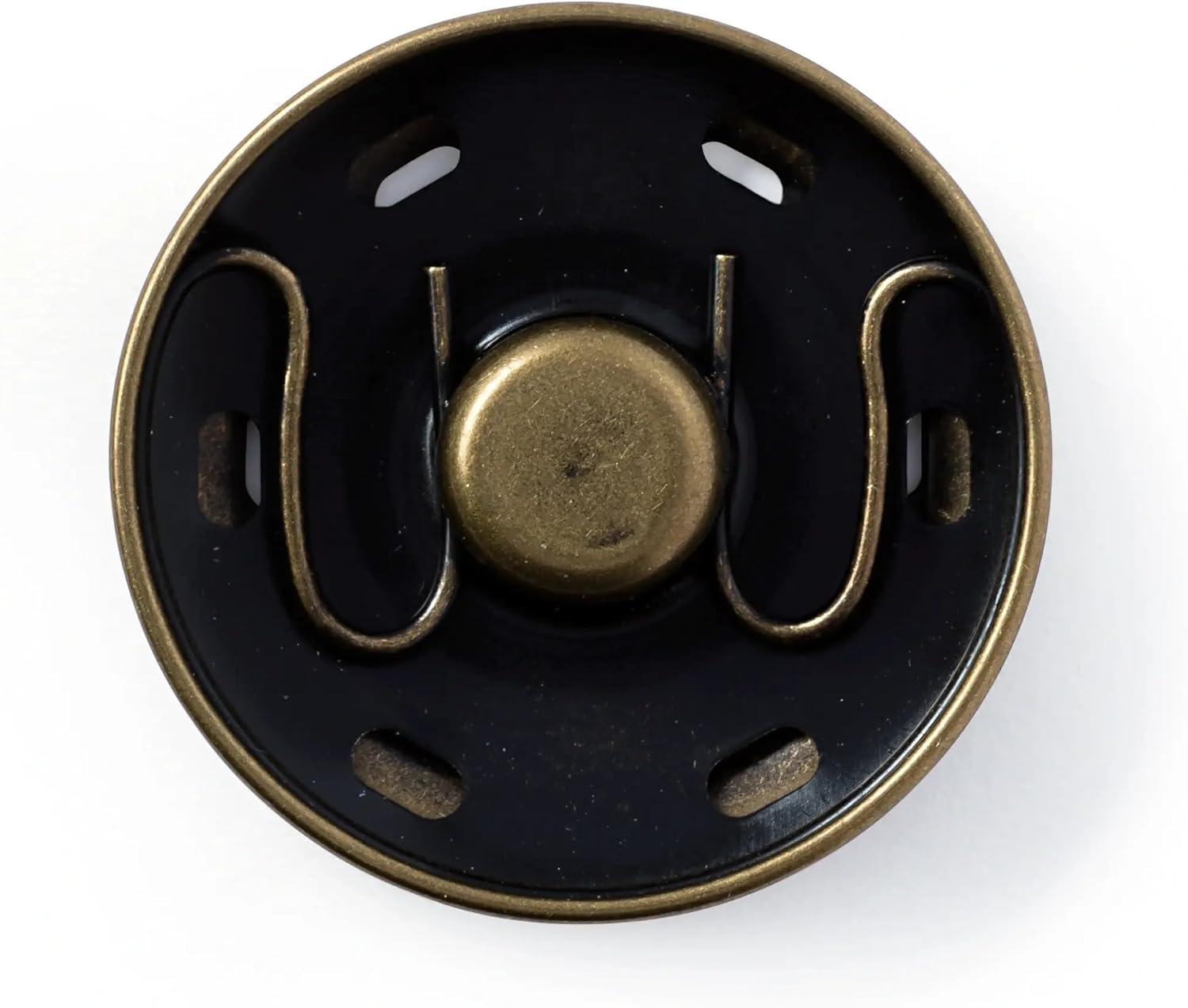 imagePrym Snap Fasteners 30mm Antique BrassBrown