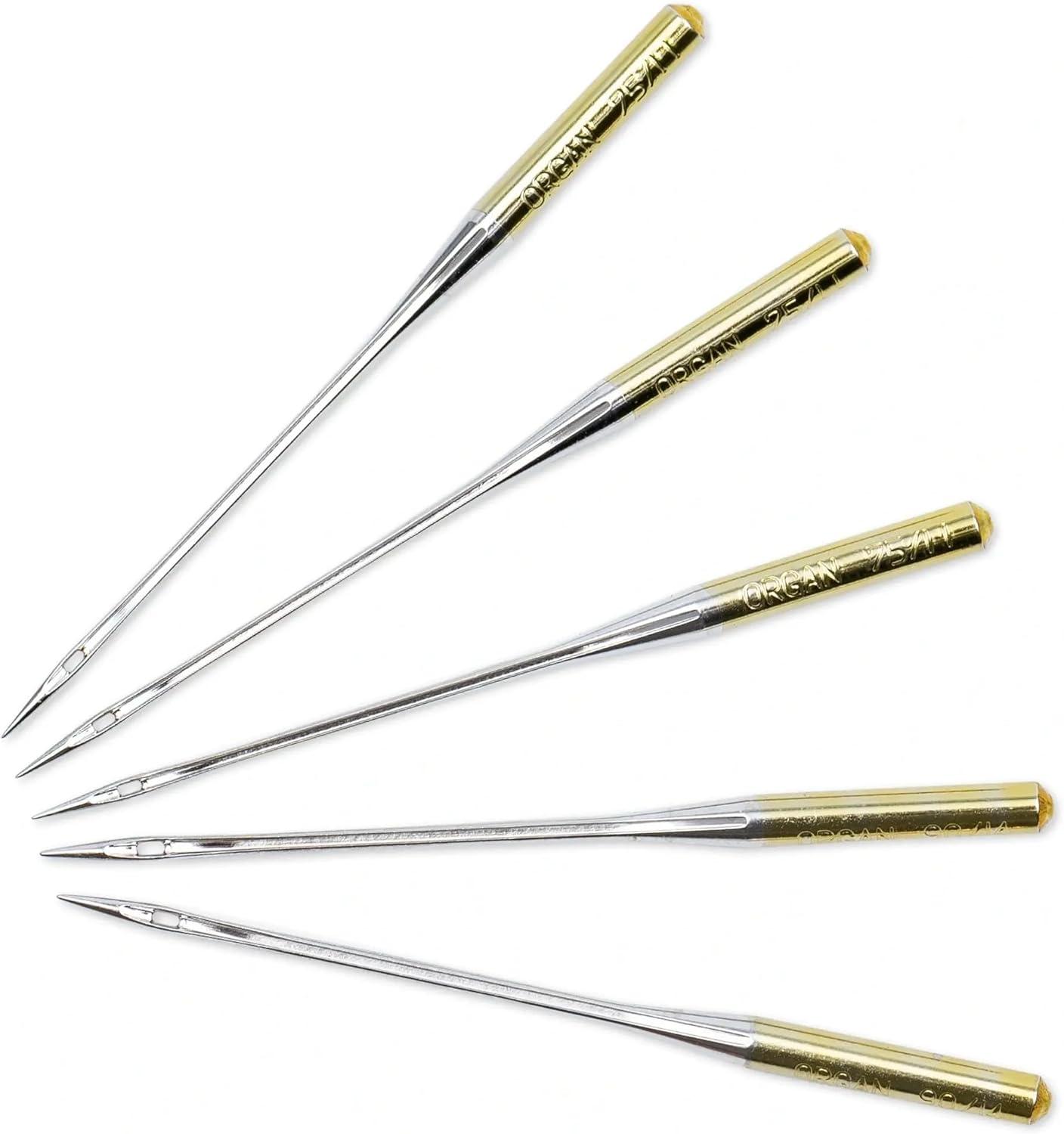 imagePrym Stretch Sewing Machine Needles Sizes 11 amp14 No 75 90 5 PC