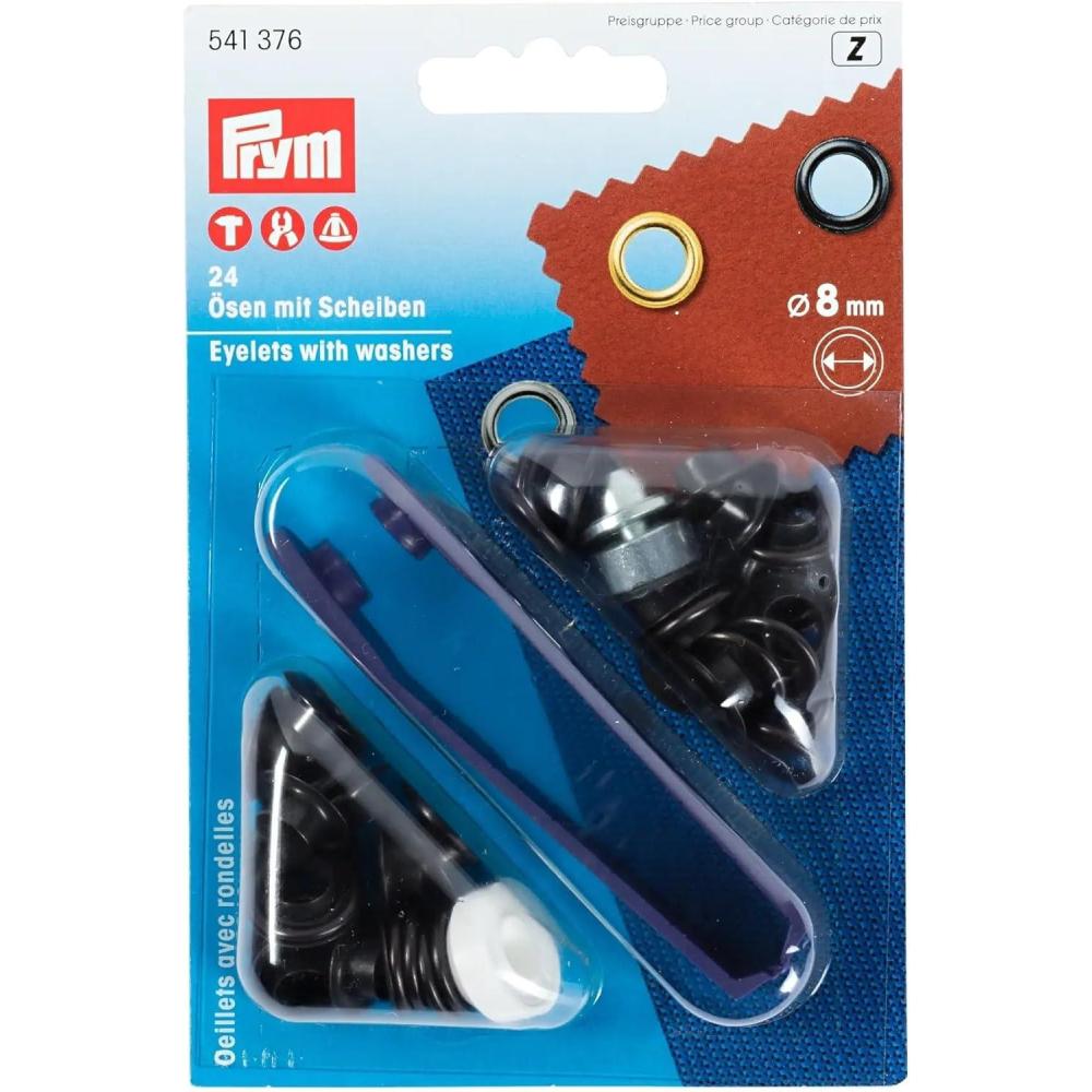 imageOsculati Prym Eyelets and Washers Metal Silver 14 x 93 x 18 cm8 Mm