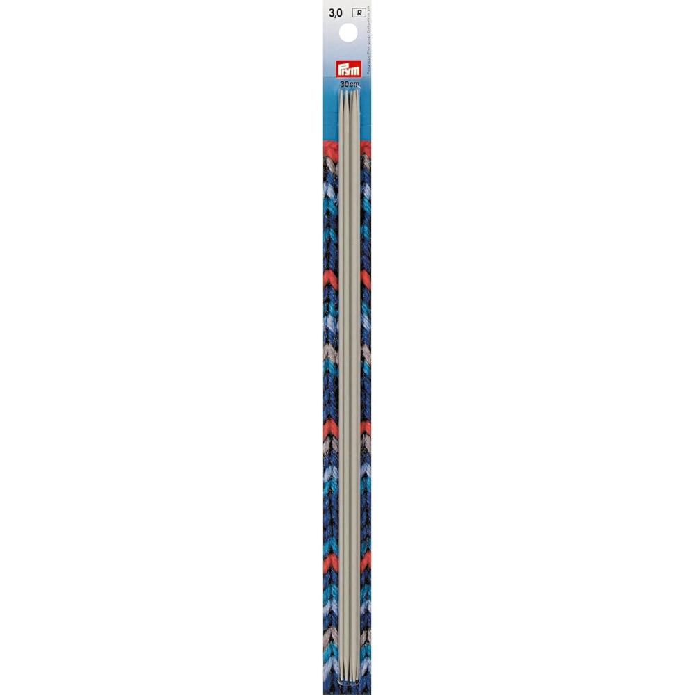 imagePrym 12 Double Point Aluminum Knitting Needles 4mmUS 25 3 mm