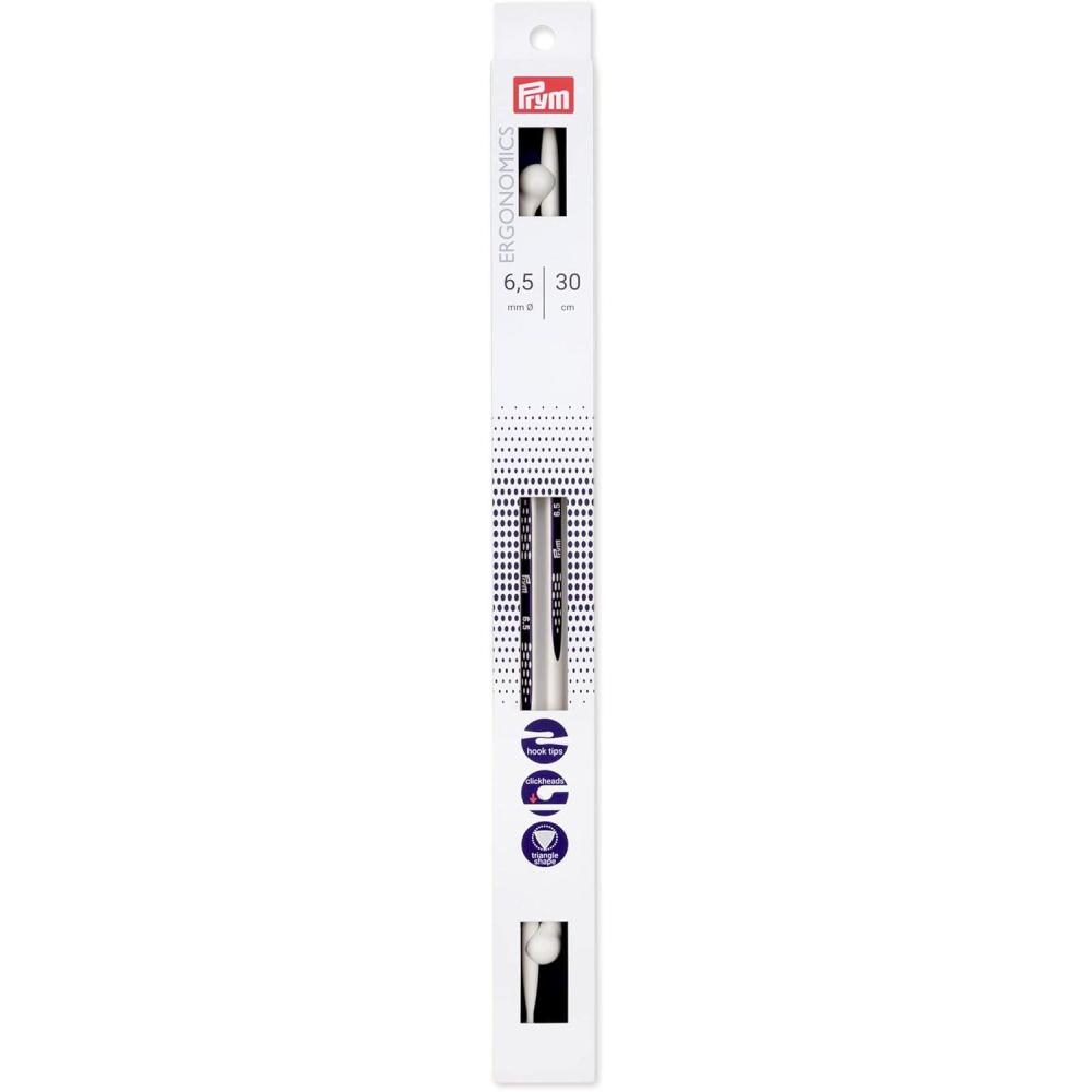 imagePrym 12 Ergonomic Single Point Knitting Needles US 11 8mmUS 105 65 mm