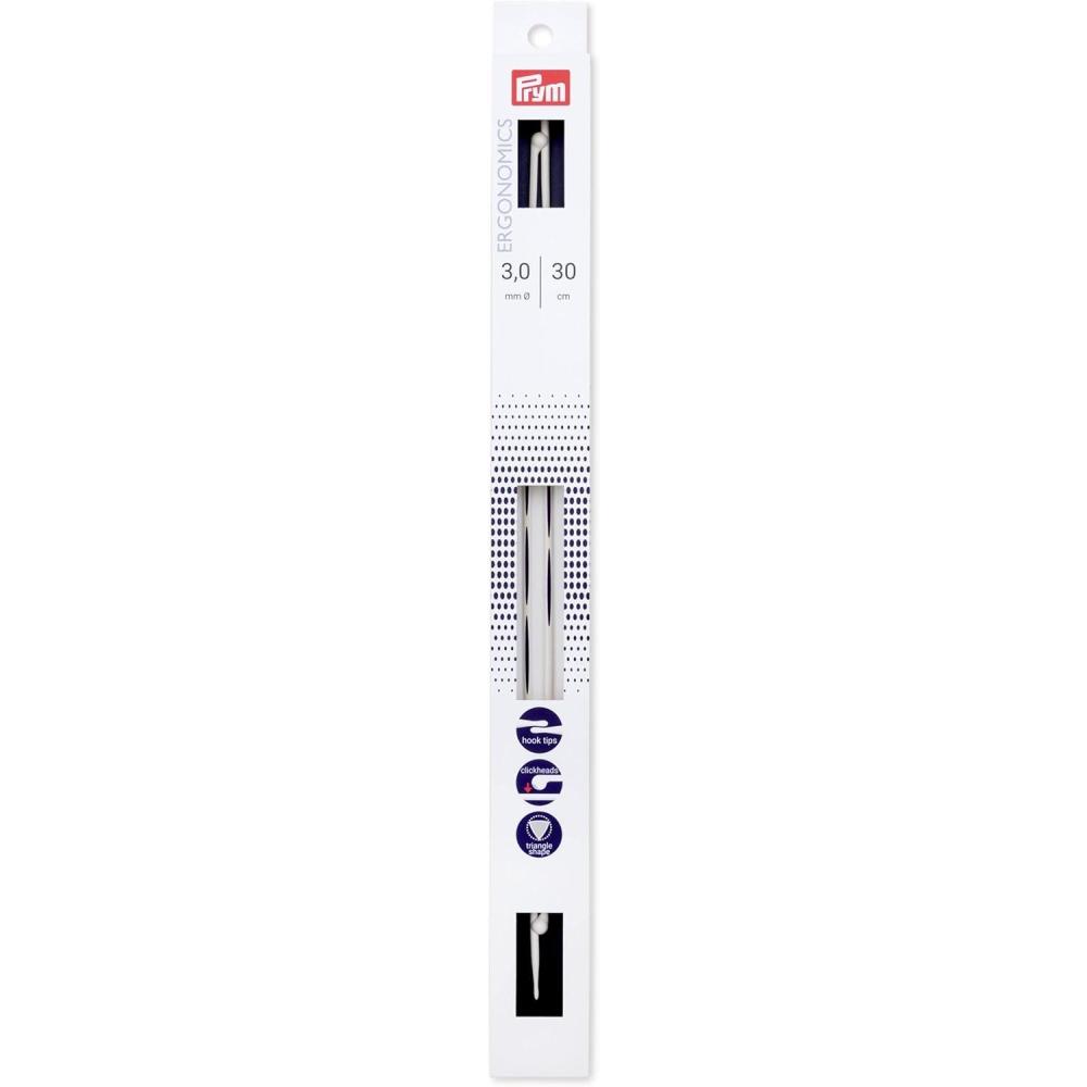 imagePrym 12 Ergonomic Single Point Knitting Needles US 11 8mmUS 25 3 mm