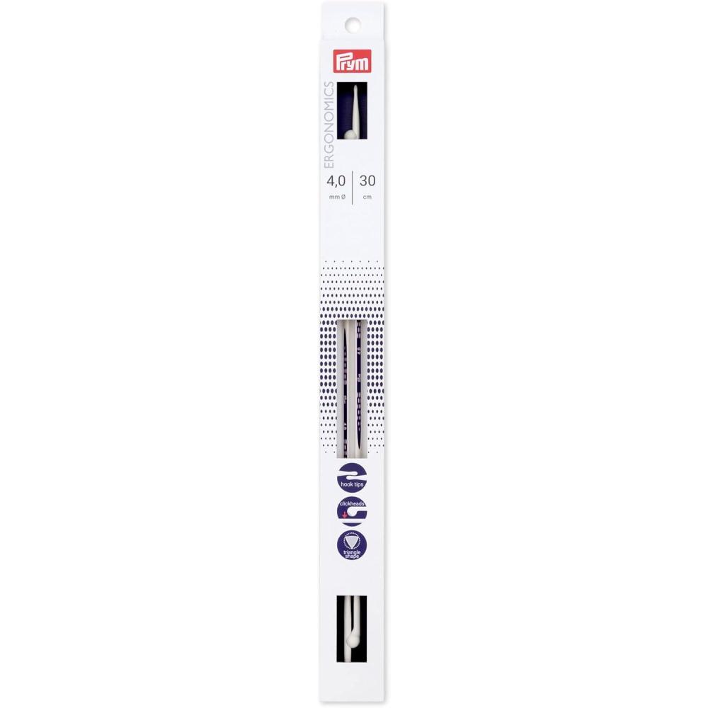imagePrym 12 Ergonomic Single Point Knitting Needles US 11 8mmUS 6 4 mm