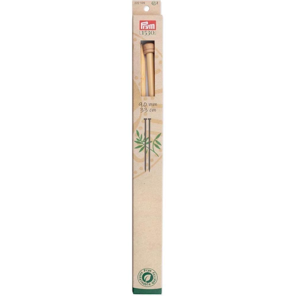 imagePrym 13 Single Point Knitting Needles Bamboo US 10 6mmUS 13 9 mm
