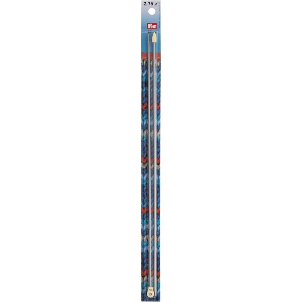 imagePrym 14 Single Point Aluminum Knitting Needles 3mmUS 2 275 mm