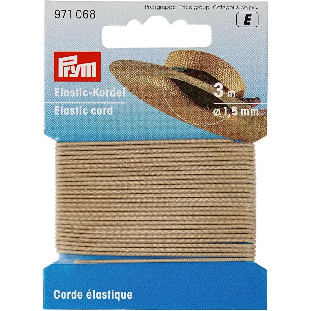 imagePrym 15mm Elastic Cord Beige 3 MBeige