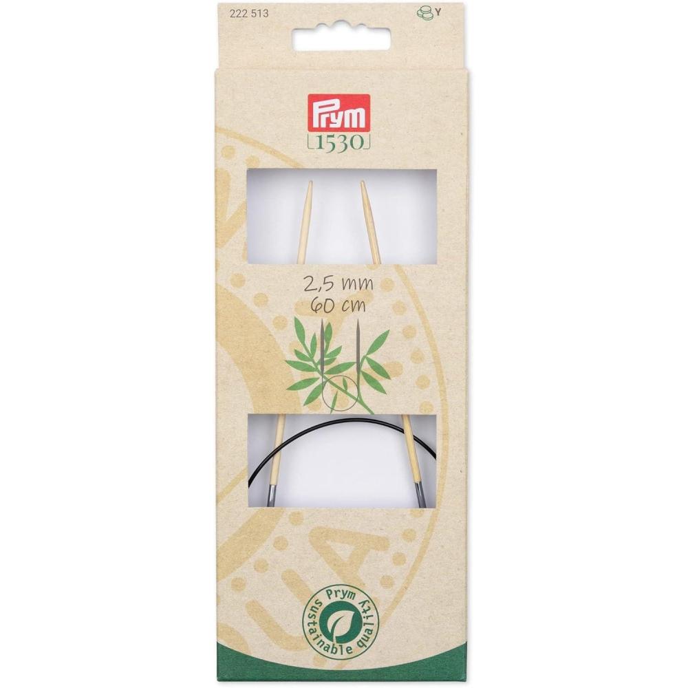 imagePrym 16 Circular Knitting Needles Bamboo US 6 4mm24 60 cm