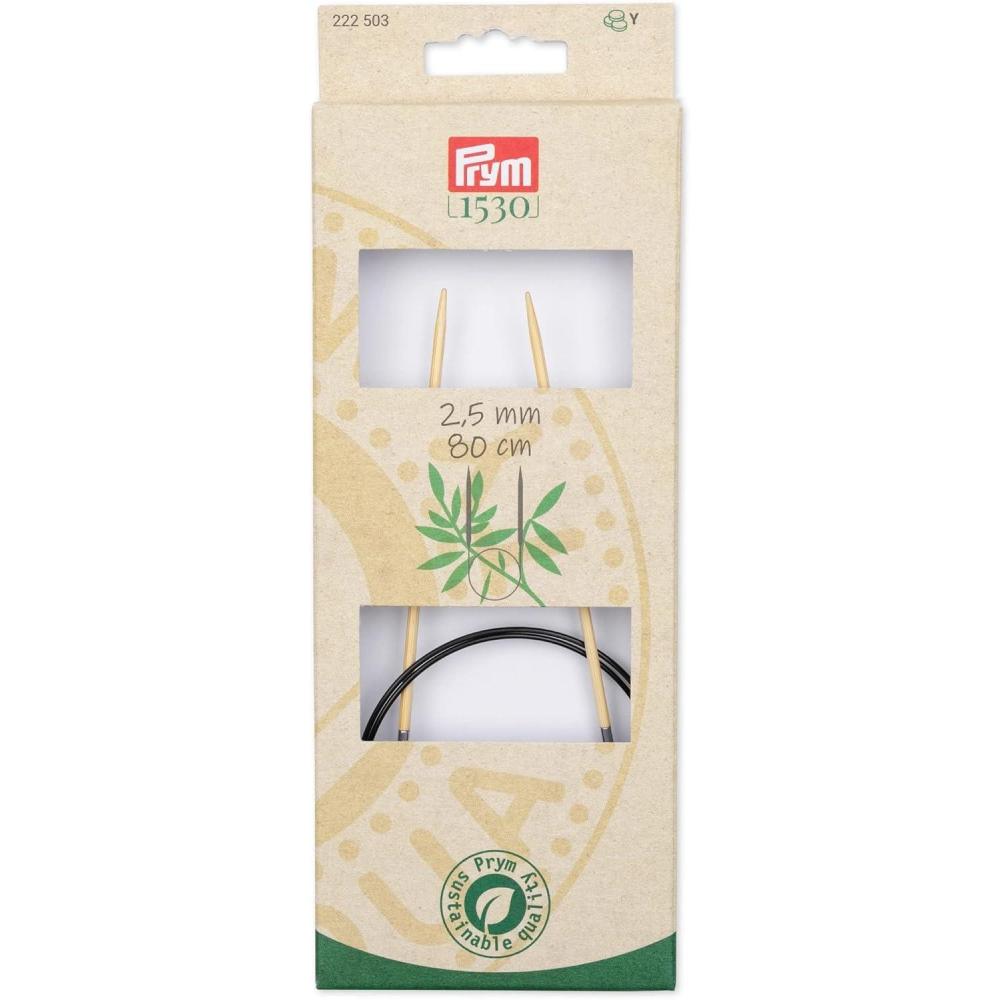 imagePrym 16 Circular Knitting Needles Bamboo US 6 4mm32 80 cm