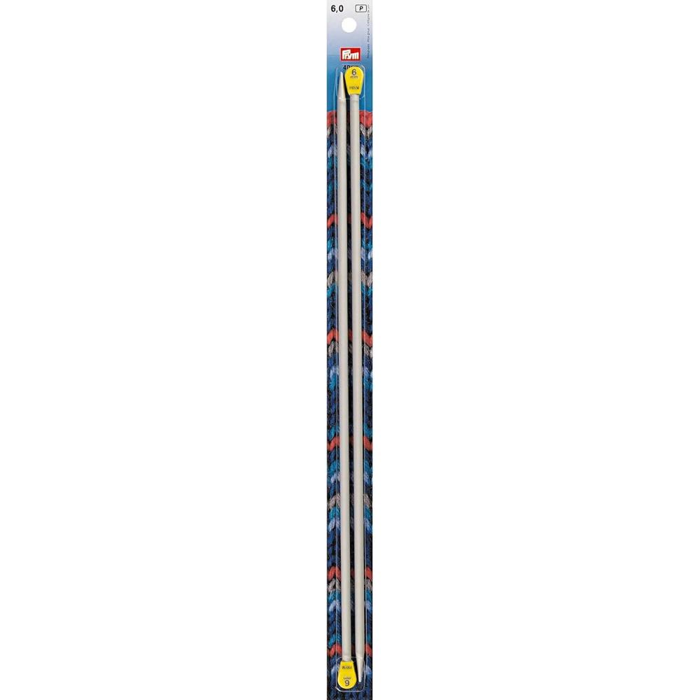 imagePrym 16 Single Point Aluminum Knitting Needles 2mmUS 10 6 mm