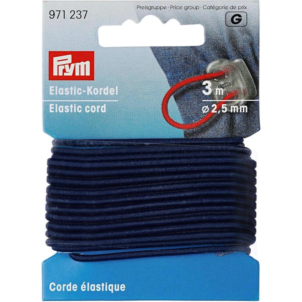 imagePrym 25mm Elastic Cord Beige 3 MNavy