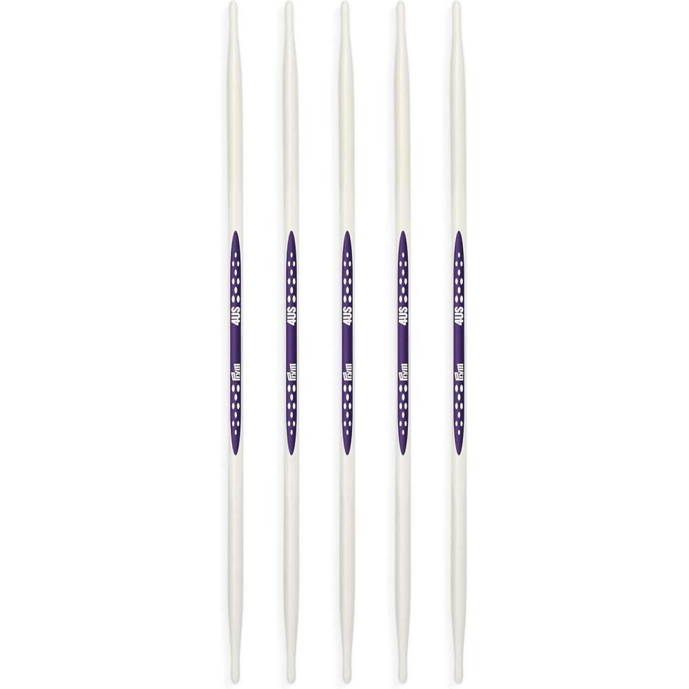 imagePrym 6 Double Point Knitting Needles US 6 4mmUS 4 35 mm