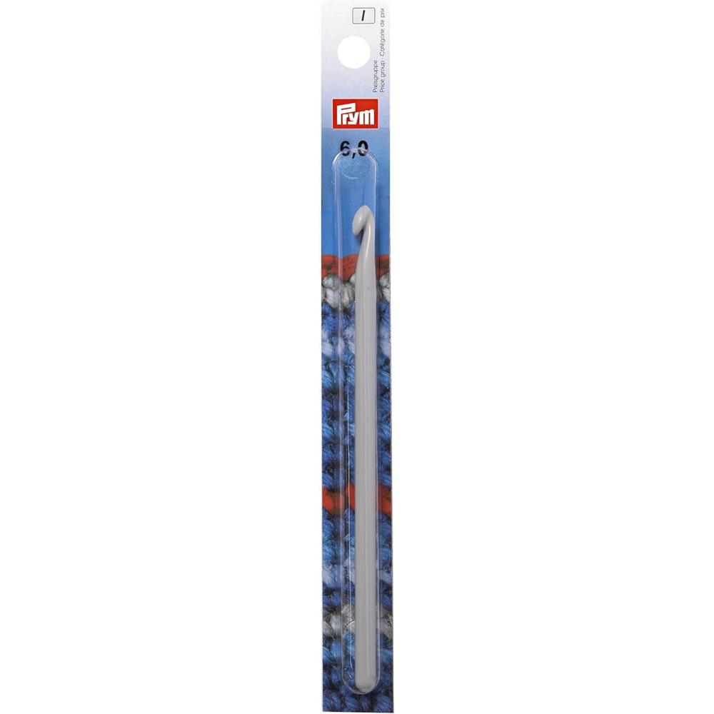 imagePrym 6 Plastic Crochet Hook 6mmUS J 6 mm