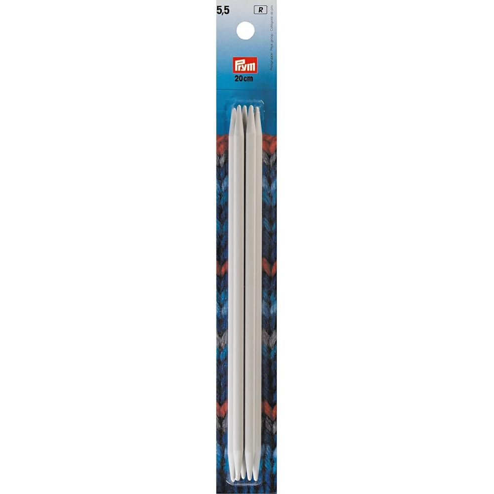 imagePrym 8 Double Point Plastic Knitting Needles 65mmUS 9 55 mm